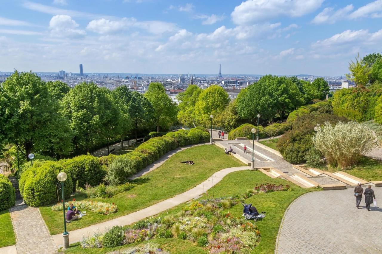 Appartement Large And Bright 2 Bdrs Flat With View - Paris 20 Extérieur photo